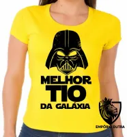 Baby look blusa feminina darth vader melhor tio galaxia star wars - Foto 6