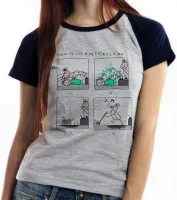 Baby look blusa feminina desfribilador enfermeira medico - Foto 4
