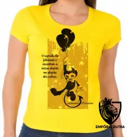 Baby look blusa feminina frase Alexandre Herculano - Foto 3