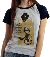 Baby look blusa feminina frase Alexandre Herculano - Foto 4