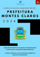 Apostila Pref Montes Claros MG Fisioterapeuta 2024