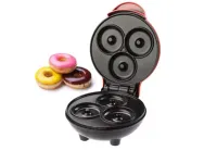 Mini Máquina De Donuts Elétrica 3 Furos Rápido 110V - Foto 5