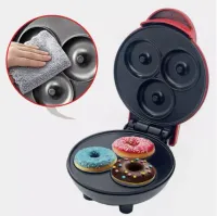 Mini Máquina De Donuts Elétrica 3 Furos Rápido 110V - Foto 8