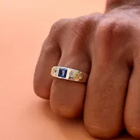  Anel de formatura prata 950 - AN025 - Foto 2