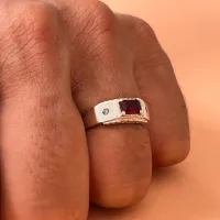 Anel de formatura prata 950 - AN210 - Foto 2