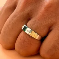  Anel de formatura prata 950 - AN065 - Foto 3