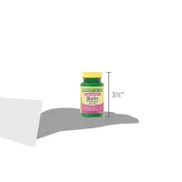 Biotina 10000 Mcg C/ Keratin Spring Valley® - 60 Tablets Eua - Foto 4