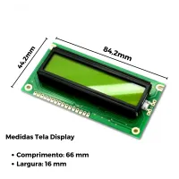 DISPLAY LCD 16×2 WINSTAR WH1602A C/BACKLIGHT - Foto 3