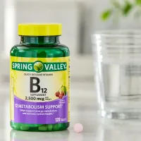 Vitamina B12 Spring Valley Sabor Cereja 2500mcg 120 Tablets - Foto 2