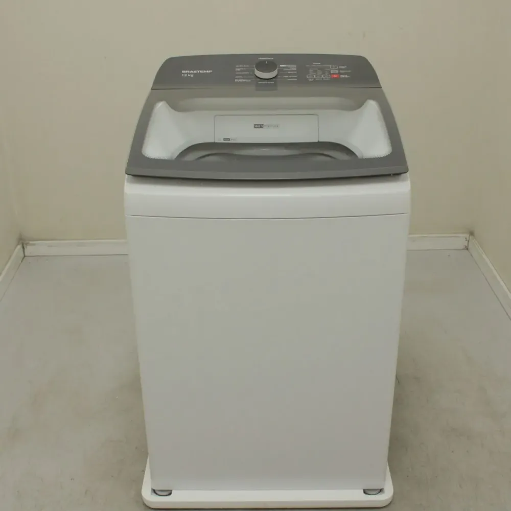 Máquina de Lavar Brastemp 12Kg branca com Ciclo Tira Manchas Advanced e Ciclo Antibolinha