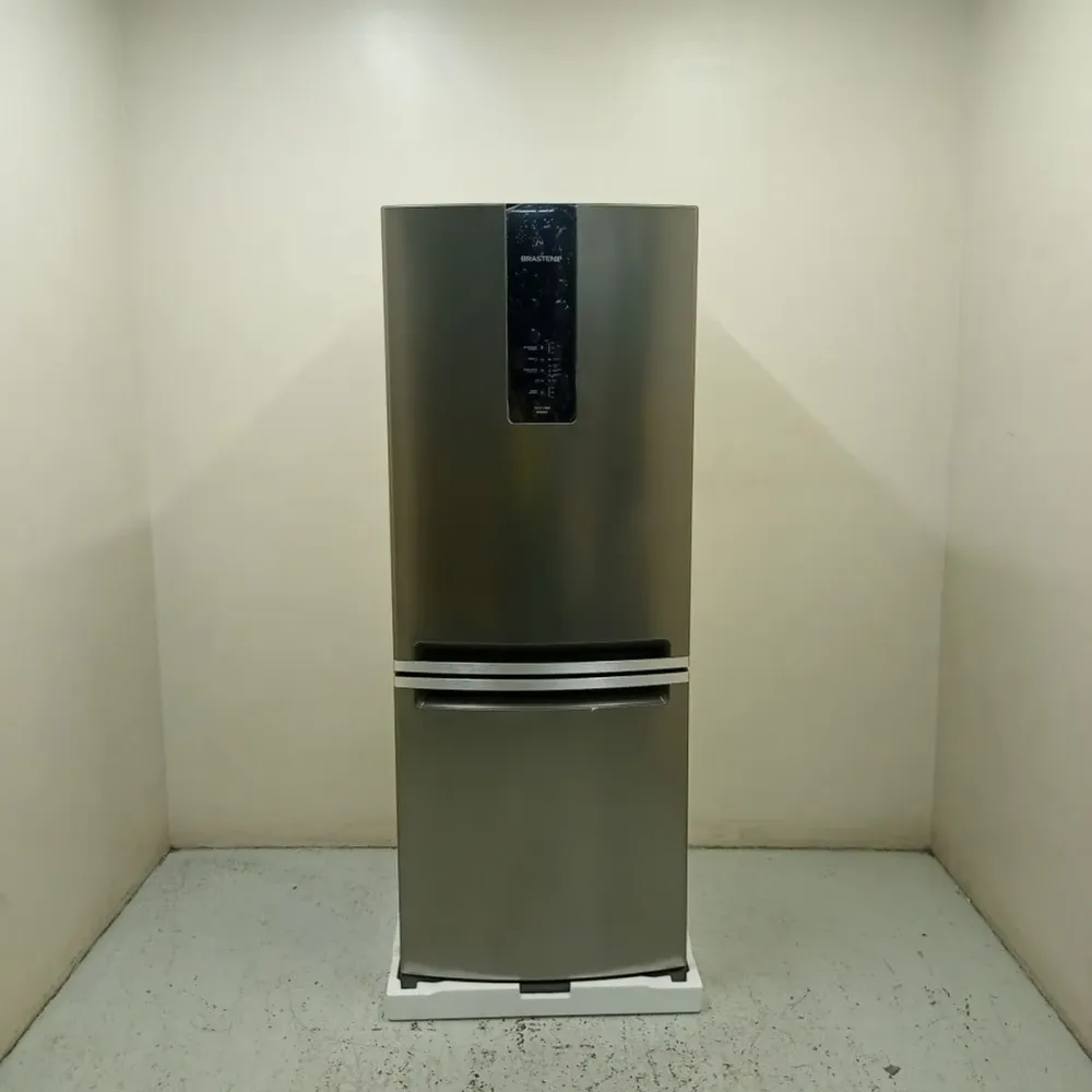 Geladeira Brastemp Frost Free Inverse 443 litros cor Inox com Turbo Ice Imagem