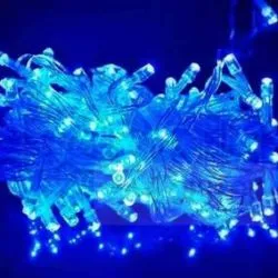 Cordão Led100L Azul Fixo M/F