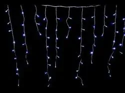 Cascata 100 Led Fixa Azul M/F