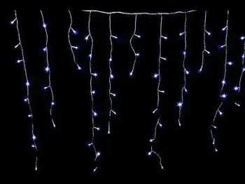 Cascata 100 Led Fixa Branco M/F