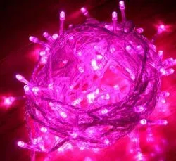 Pisca 100 Led Sequencial 8 Funções Rosa