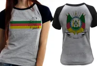 Baby look blusa feminina Gaúcho rio grande do sul - Foto 2