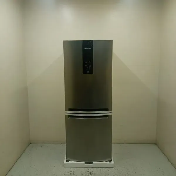 Geladeira Brastemp Frost Free Inverse 443 litros cor Inox com Turbo Ice - BRE57AKAS2_WOTIMO_JD4105098 - 110V