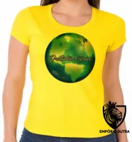 Baby look blusa feminina Gratidão Gaia planeta terra - Foto 3