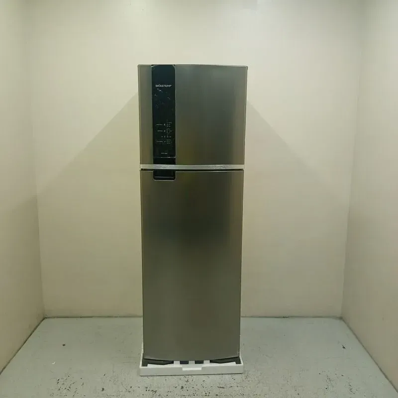 Geladeira Brastemp Frost Free Duplex 400 litros cor Inox com Freeze Control - BRM54JKBS3_WBOM_JE4337423 - 220V