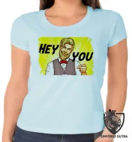 Baby look blusa feminina Hipster Hey you - Foto 5