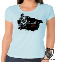 Baby look blusa feminina Incredible Love caveira princesa - Foto 2