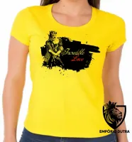 Baby look blusa feminina Incredible Love caveira princesa - Foto 3