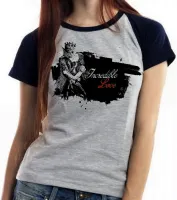 Baby look blusa feminina Incredible Love caveira princesa - Foto 4