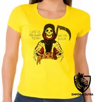 Baby look blusa feminina Life is too short to say no to pizza - Foto 6