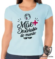 Baby look blusa feminina mãe descolada presente dia das mães - Foto 2