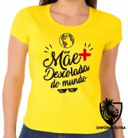 Baby look blusa feminina mãe descolada presente dia das mães - Foto 3