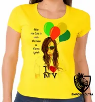 Baby look blusa feminina Me leve à Nova York NY New York - Foto 3