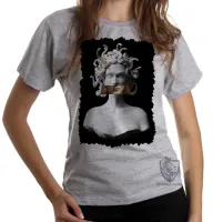 Baby look blusa feminina medusa mitologia grega cobra - Foto 5