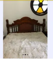 cama queen size, estilo colonial - Foto 2