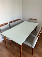 mesa de jantar e cadeiras - 6 lugares - Foto 2
