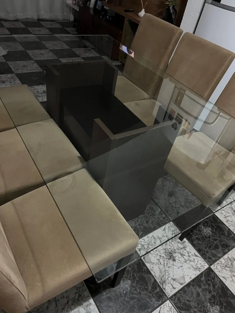 mesa com 6 cadeiras