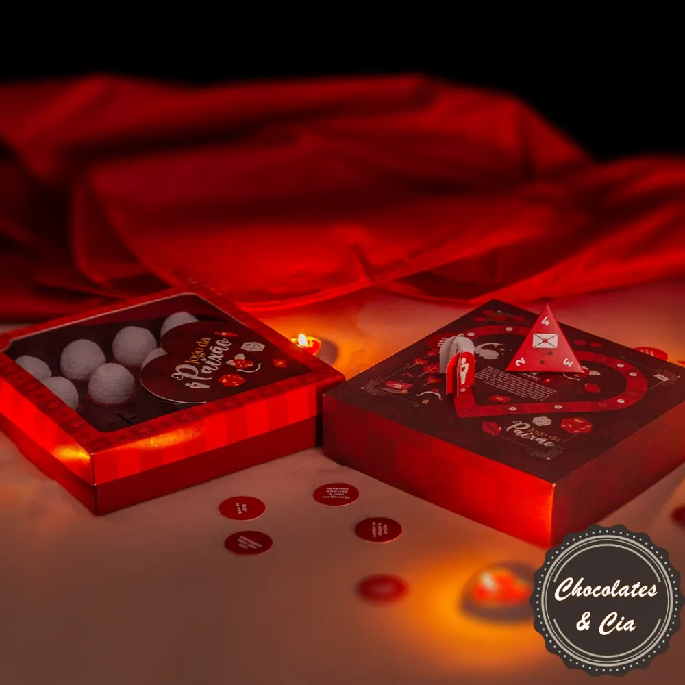 Caixa Jogo da Paixão com Doces Imagem