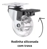 Carrinho Auxiliar Salão De Beleza - Cabeleireiro - Barbearia - Foto 3