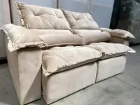 Sofá Retrátil e Reclinável Santorini Molas Bonel 180cm – Bege - Foto 2