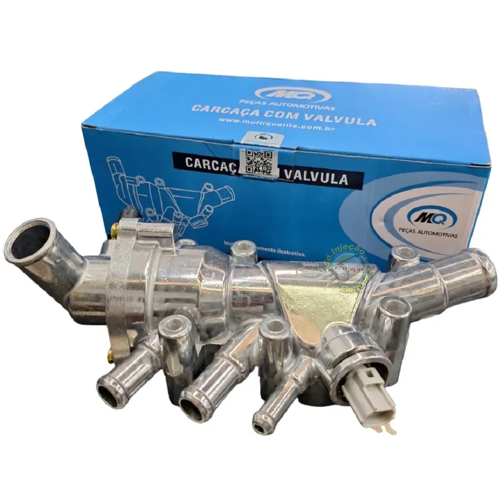 Kit Válvula Termostática Ford Focus 1.6 Flex ano 2004 a 2013  ALUMÍNIO