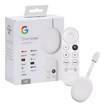 Google Chromecast 4 Gen HD com Google TV - Branco