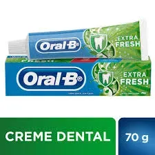 Creme dental Oral B Extra Fresh e AntiAçucar