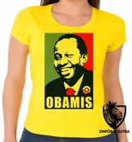 Baby look blusa feminina Mussum cacildis trapalhões obama - Foto 3