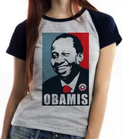 Baby look blusa feminina Mussum cacildis trapalhões obama - Foto 4