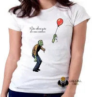 Baby look blusa feminina Não abra mão de seus sonhos - Foto 3