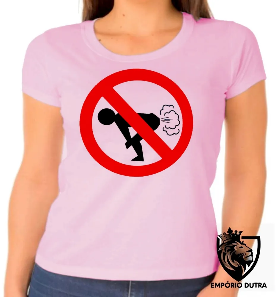 Baby look blusa feminina Não peide perto de mim peido pum