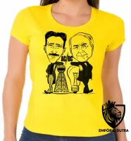 Baby look blusa feminina nikola tesla Thomas Edson eletrica - Foto 6