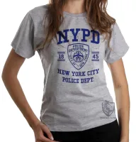 Baby look blusa feminina NYDP policia Nova York NY - Foto 6