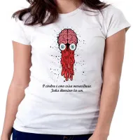 Baby look blusa feminina cérebro é maravilhoso todos deveriam ter um - Foto 5