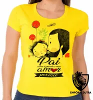 Baby look blusa feminina pai amor você - Foto 3