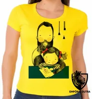 Baby look blusa feminina pai menina melhor - Foto 2